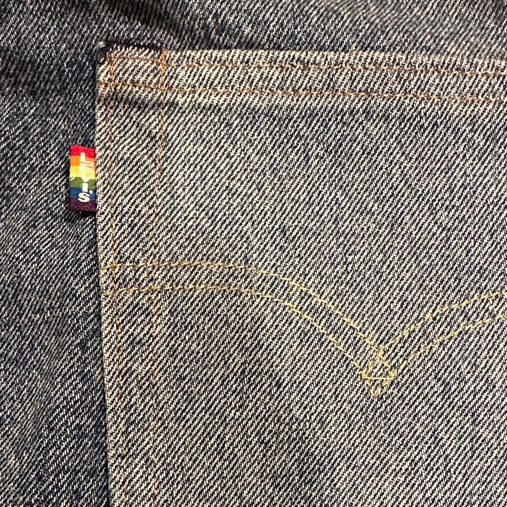 Levis Pride Collection Patchwork Denim Maxi Skirt - image 8